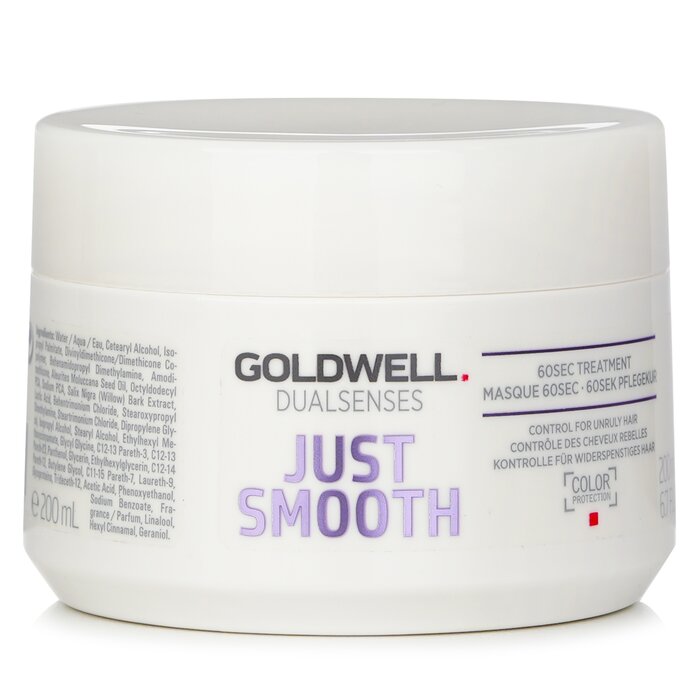 Goldwell علاج في 60 ثانية Dual Senses Just Smooth (لضبط الشعر العنيد) 200ml/6.7ozProduct Thumbnail