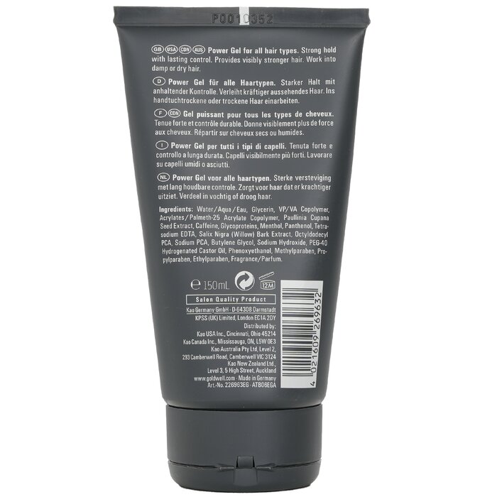 Goldwell Dual Senses Men Styling Power Gel (For All Hair Types) ג'ל לכל סוגי השיער 150ml/5ozProduct Thumbnail