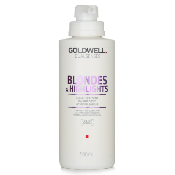 Goldwell Dual Senses Blondes & Highlights 60SEC Baxımı (Sarışın Saçlar üçün Parlaqlıq) 500ml/16.9ozProduct Thumbnail
