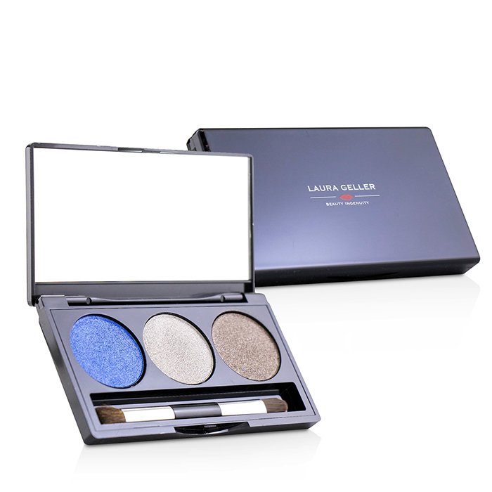 Laura Geller  羅拉蓋勒 Baked Cream Glaze Trio Eyshadow Palette With Brush Duo Pack 2x3g/0.1ozProduct Thumbnail