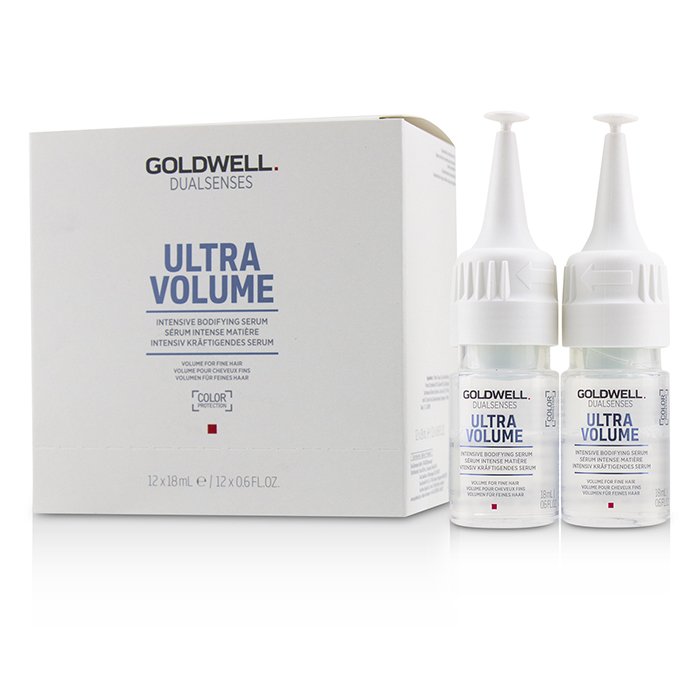 Goldwell Dual Senses Ultra Volume Intensive Bodifying Serum (Volume For Fine Hair) 12x18ml/0.6ozProduct Thumbnail