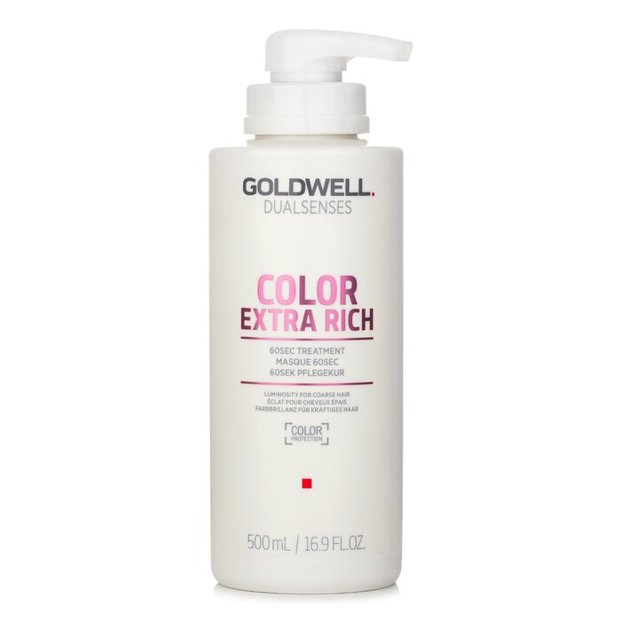 Goldwell Dual Senses Color Extra Rich 60SEC Treatment (Luminosity For Coarse Hair) טיפול עבור שיער עבה וגס 500ml/16.9ozProduct Thumbnail