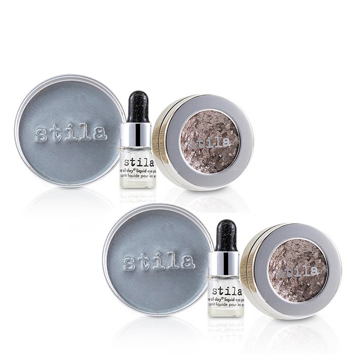 Stila Magnificent Metals Foil Finish Eye Shadow With Mini Stay All Day Liquid Eye Primer Duo Pack 2x2pcsProduct Thumbnail