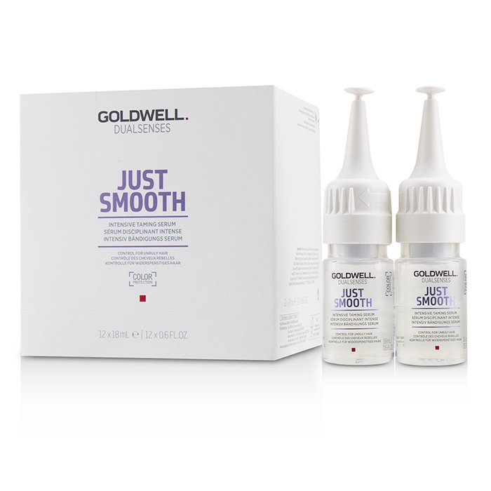 Goldwell Serum do włosów Dual Senses Just Smooth Intensive Taming Serum (Control For Unruly Hair) 12x18ml/0.6ozProduct Thumbnail