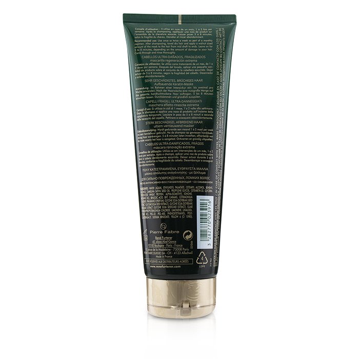 Rene Furterer Absolue Kèratine Restoring Ritual Ultimate Renewal Mask - Extremely Damaged, Brittle Hair (Salon Product) 250ml/8.6ozProduct Thumbnail