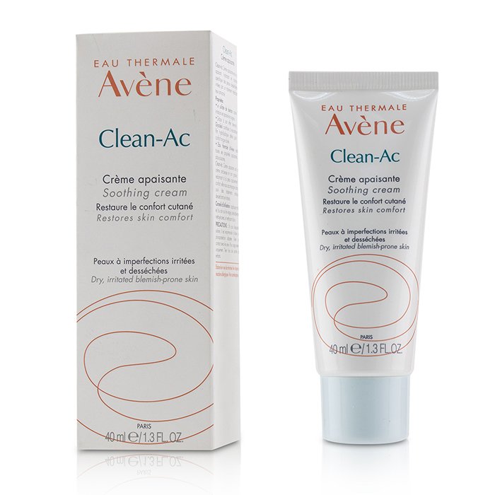 Avene Clean-Ac Успокаивающий Крем - для Сухой, Раздраженной, Проблемной Кожи 40ml/1.3ozProduct Thumbnail