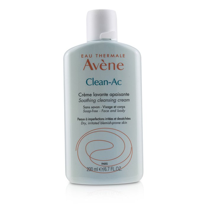 Avene Clean-Ac Успокаивающий Очищающий Крем - для Сухой, Раздраженной, Проблемной Кожи 200ml/6.7ozProduct Thumbnail