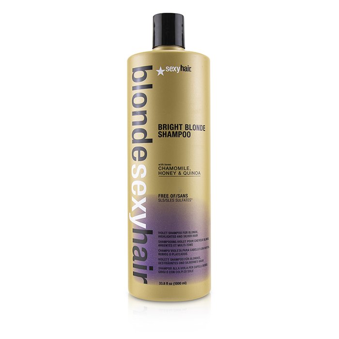 Sexy Hair Concepts Blonde Sexy Hair Bright Blonde Violet Shampoo (For Blonde, Highlighted and Silver Hair) 1000ml/33.8ozProduct Thumbnail
