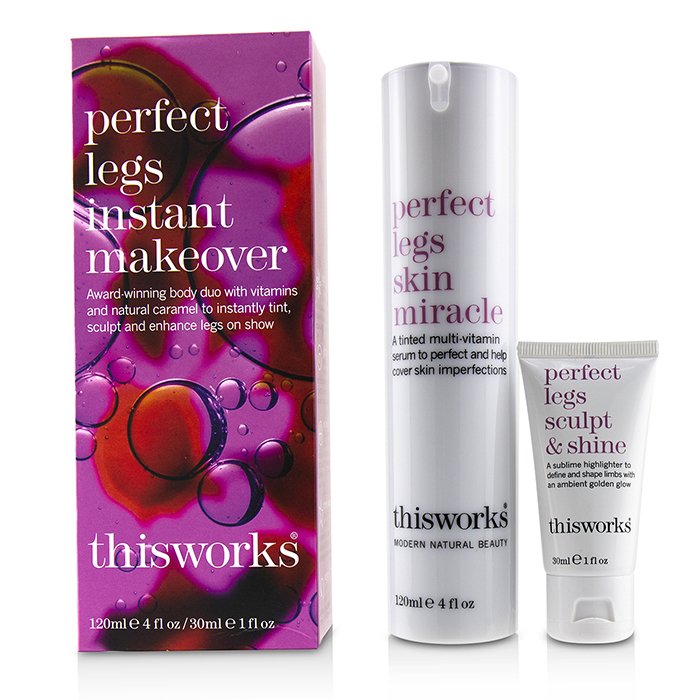 This Works Kit Perfect Legs Instant Makeover: Perfect Legs Skin Suero Milagro 120ml + Perfect Legs Esculpe & Brillo 30ml 2pcsProduct Thumbnail