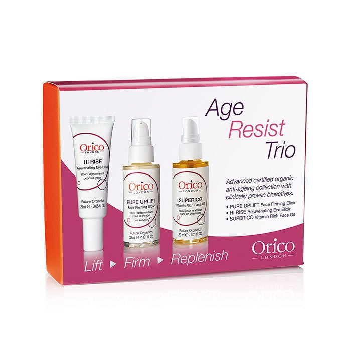 Orico London Age Resist Trio: Face Oil 30ml/1.01oz + Firming Elixir 30ml/1.01oz + Eye Elixir 25ml/0.85oz 3pcsProduct Thumbnail