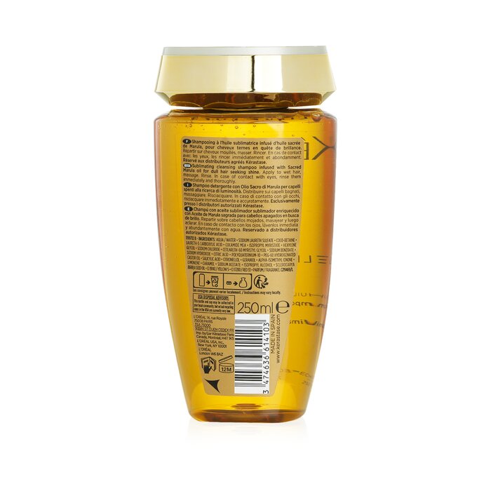Kerastase Elixir Ultime Le Bain Sublimating Oil Infused Shampoo (Dull Hair)  250ml/8.5ozProduct Thumbnail