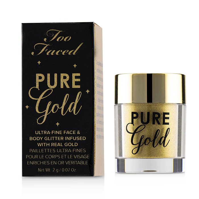 Too Faced Pure Gold Ultra Fine Face & Body Glitter Infused With Real Gold 2g/0.07ozProduct Thumbnail