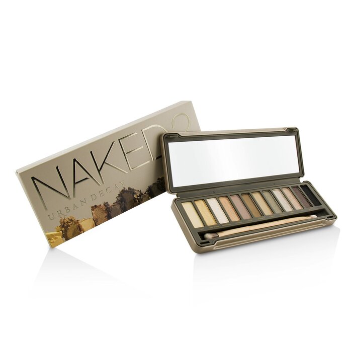 Urban Decay Naked 2 Eyeshadow Palette: 12x Eyeshadow, 1x Doubled Ended Shadow Blending Brush Picture ColorProduct Thumbnail