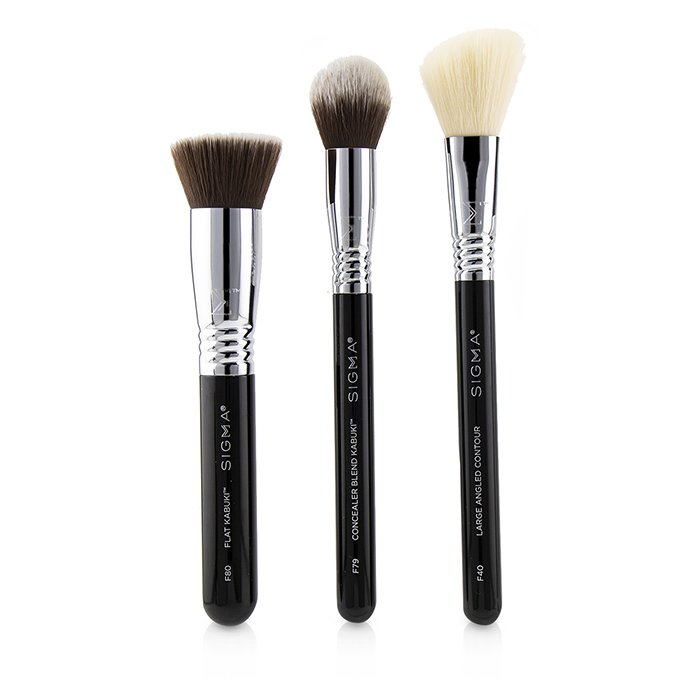 Sigma Beauty Finished Face Brush Set 3pcsProduct Thumbnail