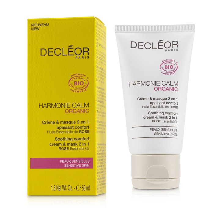 Decleor Harmonie Calm Organic Soothing Comfort Cream & Mask 2 In 1 - For Sensitive Skin 50ml/1.8ozProduct Thumbnail