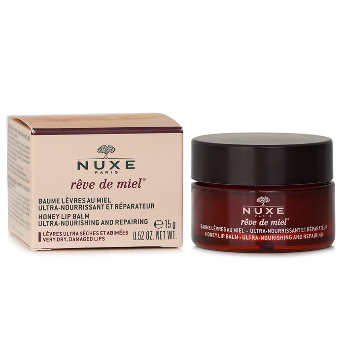 欧树 Nuxe Reve De Miel Honey Lip Balm - For Very Dry, Damaged Lips (Packaging Random Pick) 15g/0.52ozProduct Thumbnail