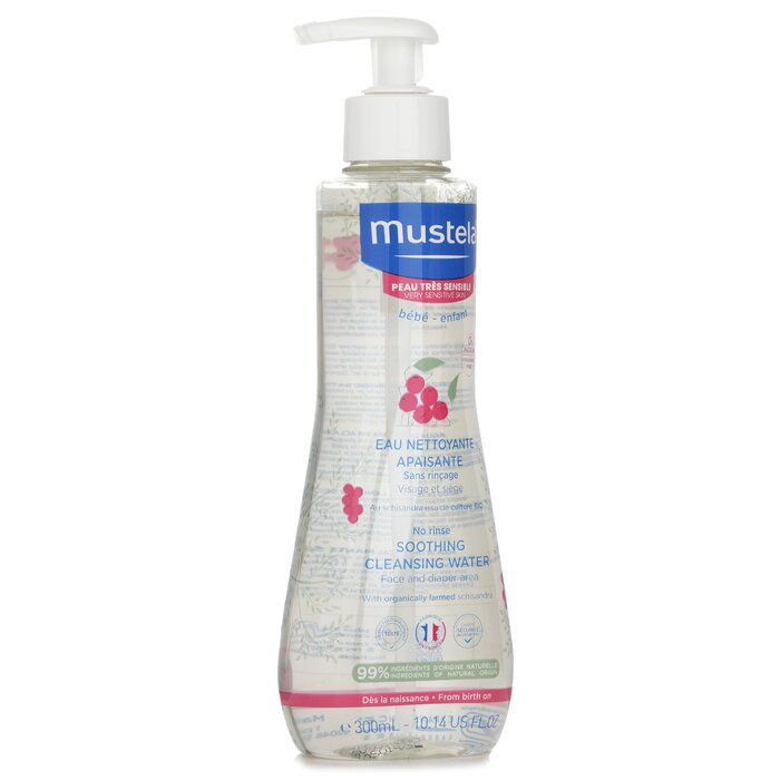 Mustela No Rinse Soothing Cleansing Water (מי פנים (לאזור הפנים והחיתול) - עור רגיש במיוחד 300ml/10.14ozProduct Thumbnail
