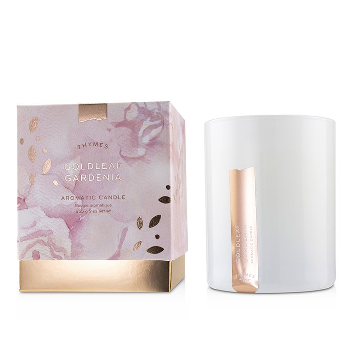 Thymes Aromatic Candle - Goldleaf Gardenia 9ozProduct Thumbnail