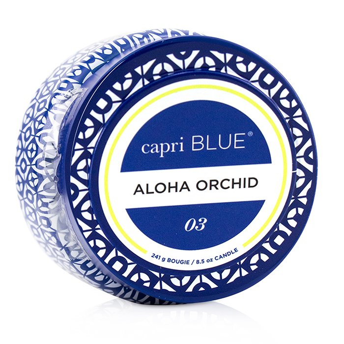 Capri Blue Printed Travel Vela en Lata - Aloha Orchid 241g/8.5ozProduct Thumbnail