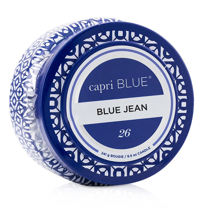 Capri Blue Printed Travel Tin Свеча - Blue Jean 241g/8.5ozProduct Thumbnail