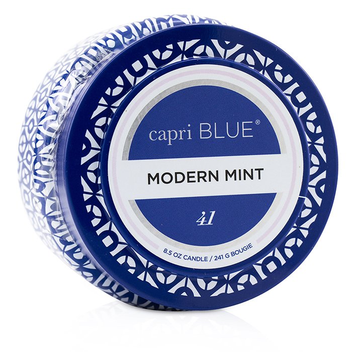 Capri Blue 旅行錫製香氛蠟燭 - 現代薄荷 Printed Travel Tin Candle - Modern Mint 241g/8.5ozProduct Thumbnail