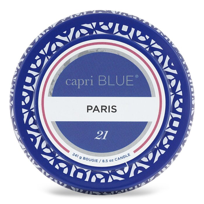 Capri Blue 蓝白花纹旅行铝罐装蜡烛 - 巴黎 241g/8.5ozProduct Thumbnail