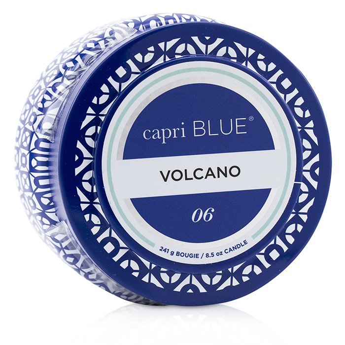 カプリブルー Capri Blue プリンテッド トラベルティンキャンドル - ボルケーノ 241g/8.5ozProduct Thumbnail