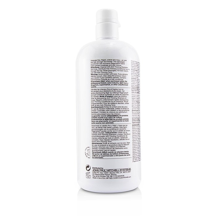 Paul Mitchell Tea Tree Scalp Care Anti-Thinning Conditioner (For fyldigere, sterkere hår) 1000ml/33.8ozProduct Thumbnail