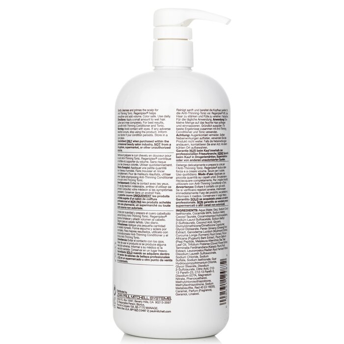 Paul Mitchell Tea Tree Scalp Care Anti-Thinning Shampoo (For Fuller, Stronger Hair) 1000ml/33.8ozProduct Thumbnail