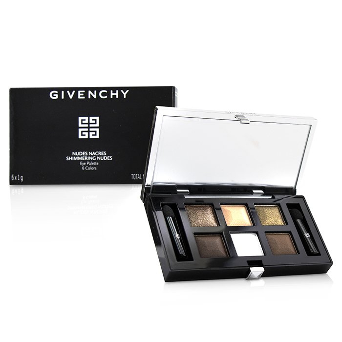 Givenchy لوحة عيون لامعة Nudes Nacres (6x ظلال عيون، 2x أداة تطبيق) 6g/0.21ozProduct Thumbnail