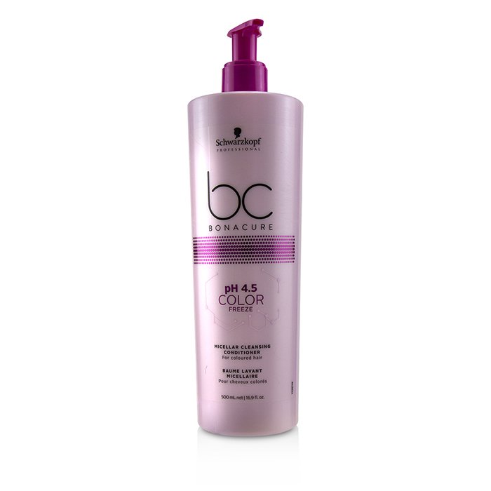 Schwarzkopf BC Bonacure pH 4.5 Color Freeze Micellar Cleansing Conditioner (For Coloured Hair) 500ml/16.9ozProduct Thumbnail
