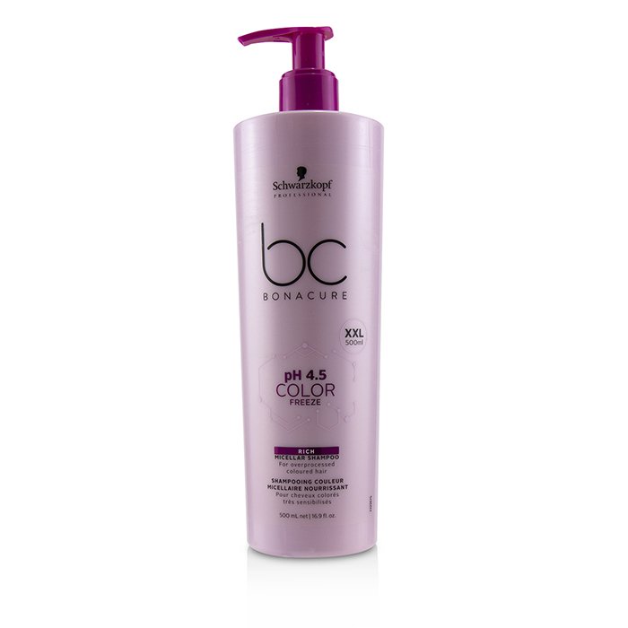 Schwarzkopf BC Bonacure pH 4.5 Color Freeze Rich Micellar Shampoo (For overbehandlet farget hår) 500ml/16.9ozProduct Thumbnail