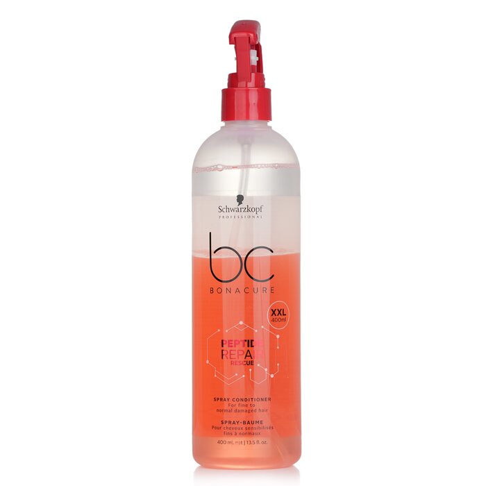 Schwarzkopf BC Bonacure Peptide Repair Rescue Spray Conditioner (For Fine to Normal Damaged Hair)  400ml/13.5ozProduct Thumbnail