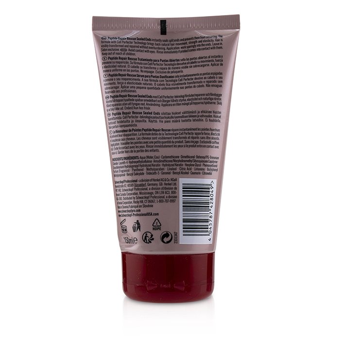 Schwarzkopf BC Bonacure Peptide Repair Rescue Sealed Ends (For Damaged Ends) 150ml/5.07ozProduct Thumbnail