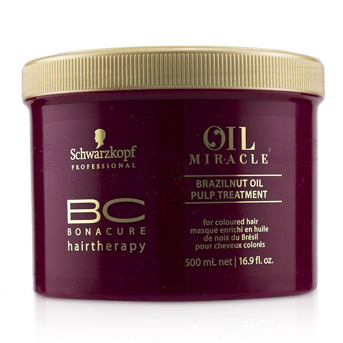 Schwarzkopf BC Bonacure Oil Miracle Brazilnut Oil Pulp Treatment (For Coloured Hair) טיפול עבור שיער צבוע 500ml/16.9ozProduct Thumbnail