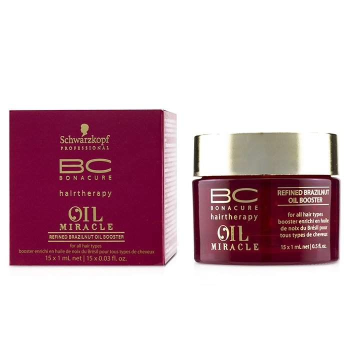Schwarzkopf BC Bonacure Oil Miracle Refined Brazilnut Oil Booster (For alle hårtyper) 15x1ml/0.5ozProduct Thumbnail