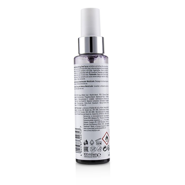 Schwarzkopf BC Excellium Q10+ Pearl Beautifying Steel Spray (For Silver and White Hair) 100ml/3.38ozProduct Thumbnail