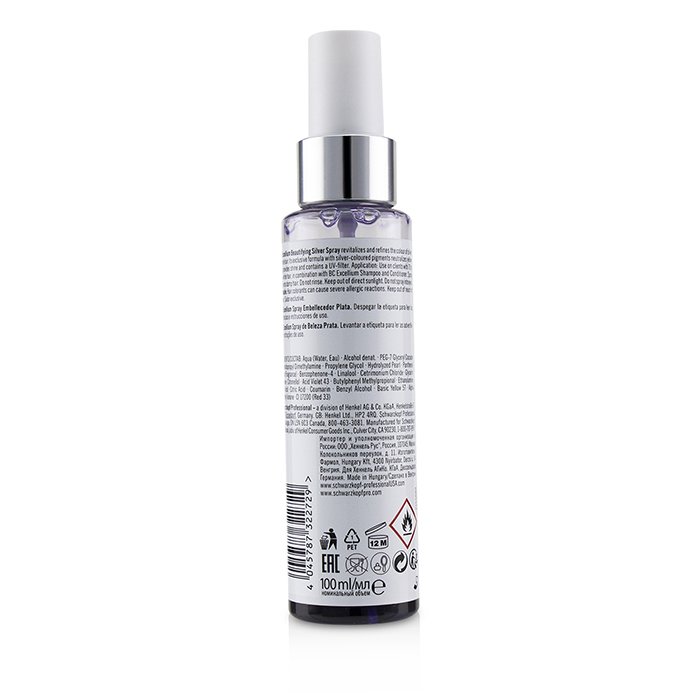 Schwarzkopf BC Excellium Q10+ Pearl Beautifying Silver Spray (For Silver and White Hair) 100ml/3.38ozProduct Thumbnail