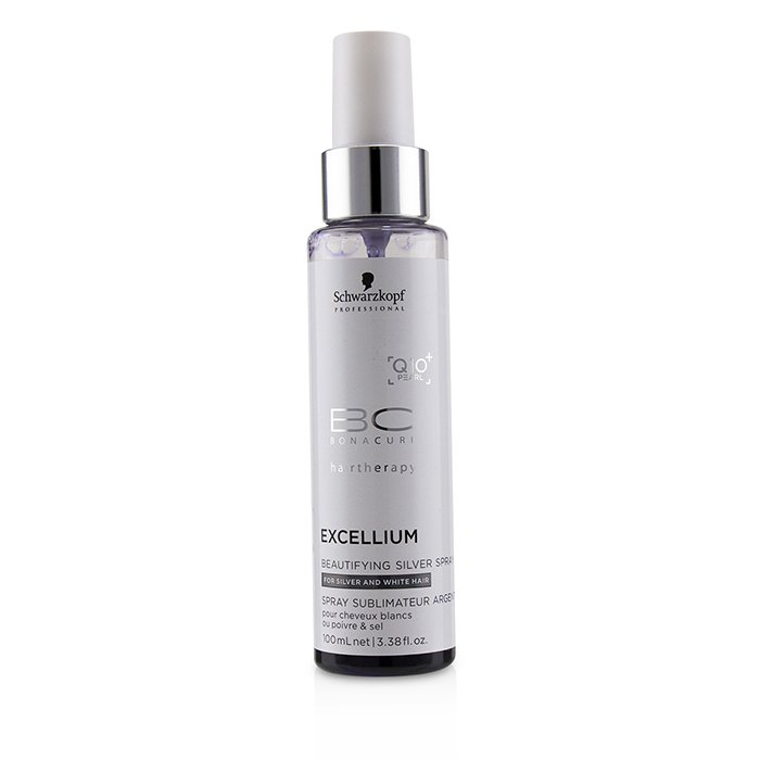 Schwarzkopf BC Excellium Q10+ Pearl Beautifying Silver Spray (For Silver and White Hair) 100ml/3.38ozProduct Thumbnail