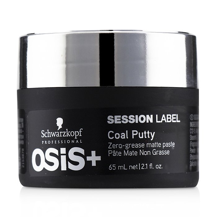 Schwarzkopf 施華蔻 黑魔髮系列 火岩漿(啞光髮蠟)Osis+ Session Label Coal Putty 65ml/2.1ozProduct Thumbnail