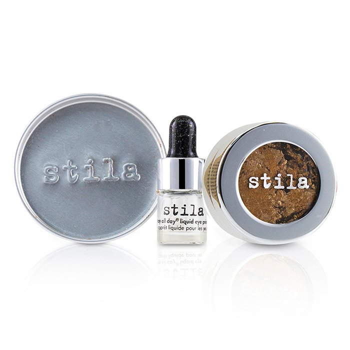 Stila 詩狄娜  Magnificent Metals Foil Finish Eye Shadow With Mini Stay All Day Liquid Eye Primer 2pcsProduct Thumbnail