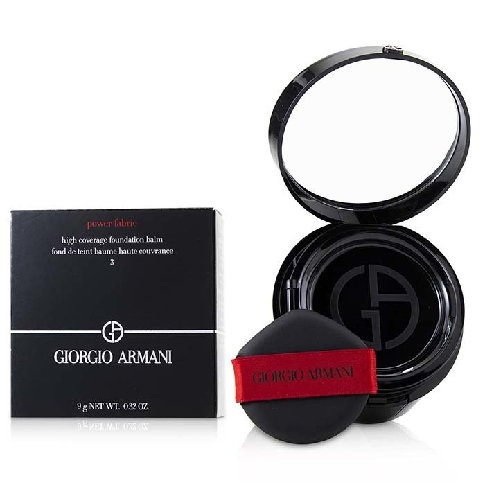阿玛尼 Giorgio Armani 黑色权力气垫粉底霜 持久遮瑕Foundation Balm 9g/0.32ozProduct Thumbnail