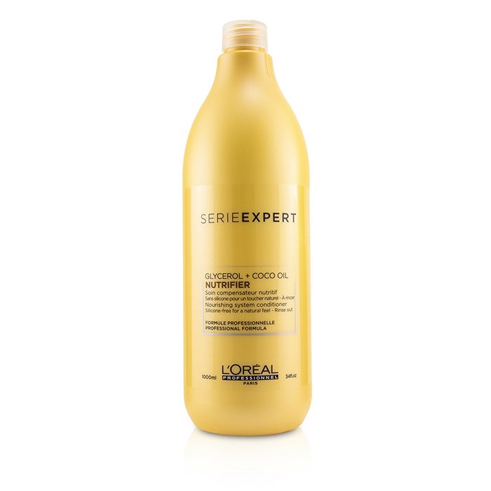 L'Oreal Professionnel Serie Expert - Nutrifier Glycerol + Coco Oil Nourishing System Silicone-Free Conditioner מרכך נטול סיליקון 1000ml/34ozProduct Thumbnail