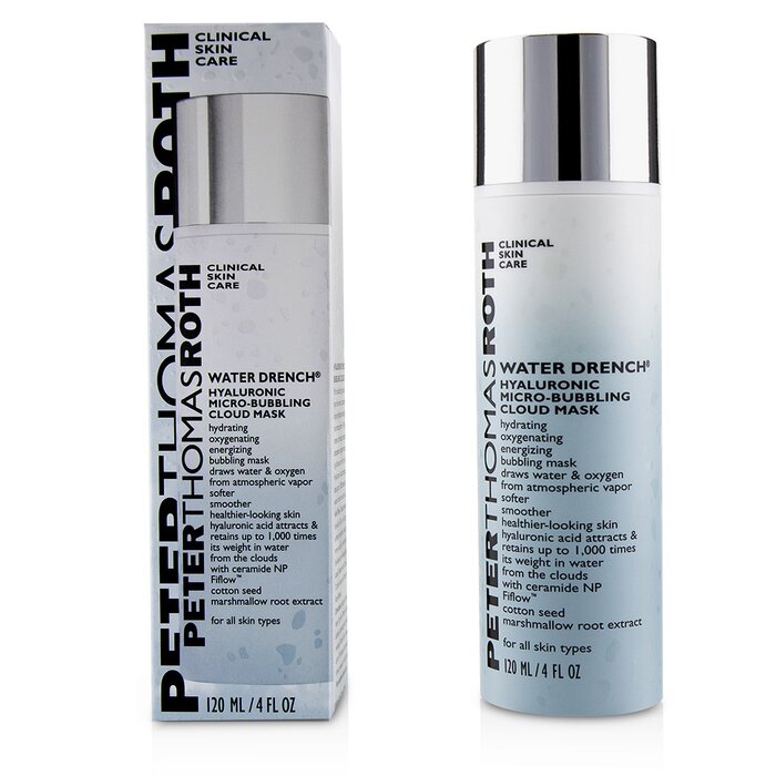 피터 토마스 로스 Peter Thomas Roth 워터 드렌치 히알루로닉 마이크로-버블링 클라우드 마스크 120ml/4ozProduct Thumbnail