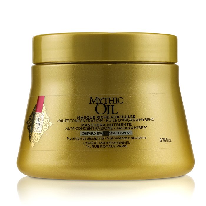 L'Oreal Professionnel Mythic Oil Oil Rich Masque High Concentration Argan Oil with Myrrh (Thick Hair) 200ml/6.76ozProduct Thumbnail