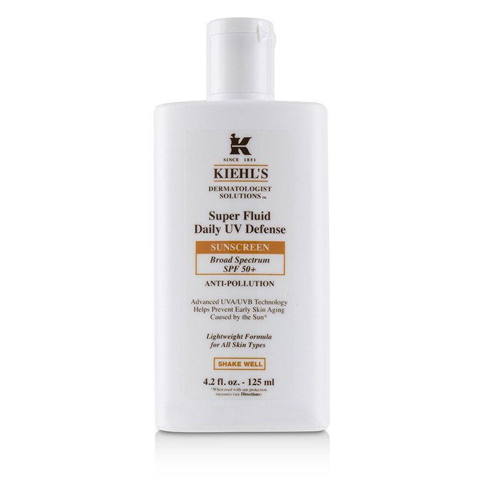 Kiehl's Dermatologist Solutions Daily UV Defense Super Fluid Sunscreen SPF 50+ - Fragrance-Free (Exp. Date 09/2019) 125ml/4.2ozProduct Thumbnail