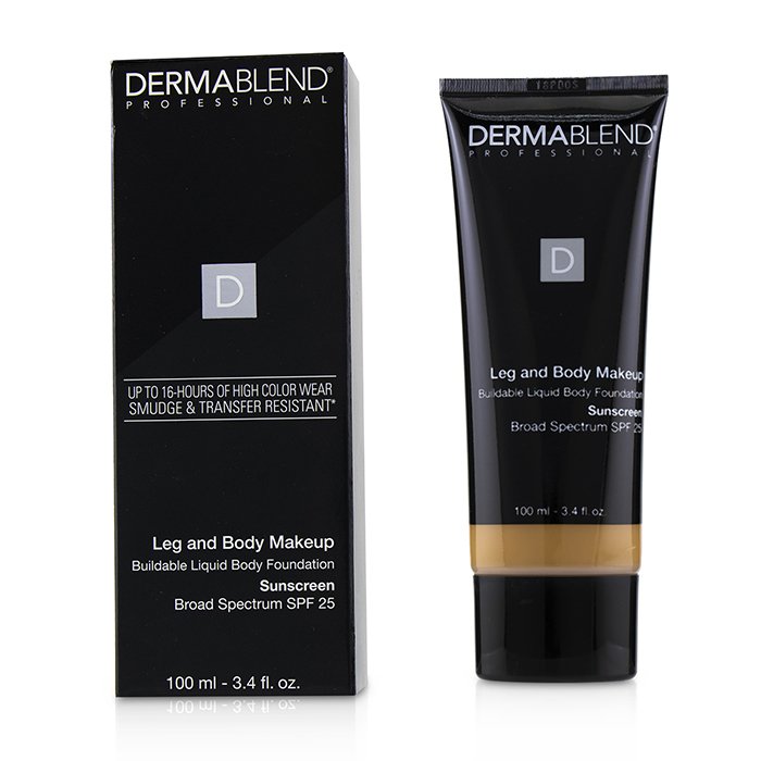 Dermablend Leg and Body Make Up Buildable Liquid Body Foundation Sunscreen Broad Spectrum SPF 25 100ml/3.4ozProduct Thumbnail