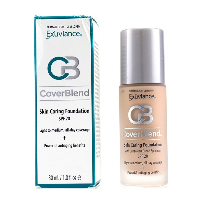 Exuviance 愛思妍 修飾護膚粉底液 SPF20 CoverBlend Skin Caring Foundation SPF20(盒裝稍微損壞) 30ml/1ozProduct Thumbnail