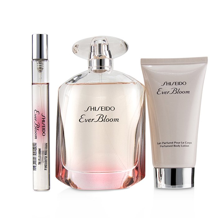 Shiseido Ever Bloom Coffret: Eau De Parfum Spray 90ml/3oz + Loción Corporal Perfumada 50ml/1.6oz + Eau De Parfum Spray 10ml/0.33oz 3pcsProduct Thumbnail