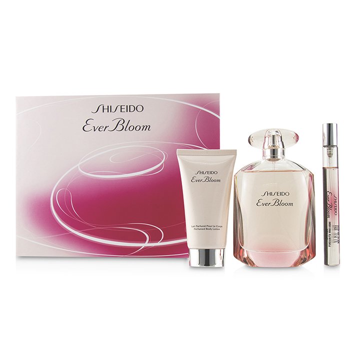 Shiseido Ever Bloom Coffret: Eau De Parfum Spray 90 ml + Perfumed Body Lotion 50 ml + Eau De Parfum Spray 10 ml 3pcsProduct Thumbnail